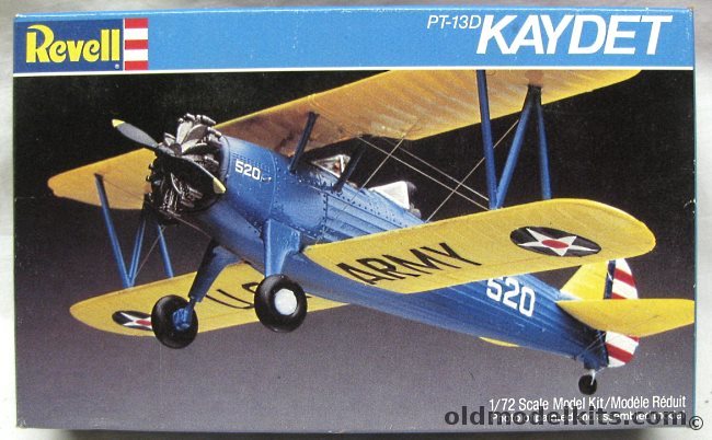 Revell 1/72 Boeing PT-13D / PT-17 Kaydet Stearman, 4116 plastic model kit